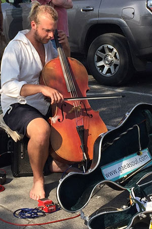 Cellist Martin Watkinson